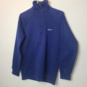Patagonia Women's Half-Zip Jacket in Deep Blue